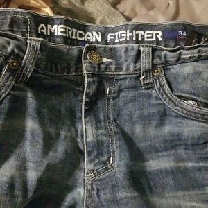American fighter jeans